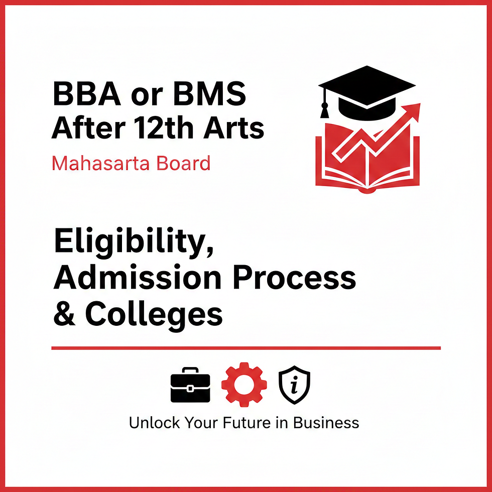 BBA after 12th Arts Maharashtra Board eligibility, admission process and top colleges 2026