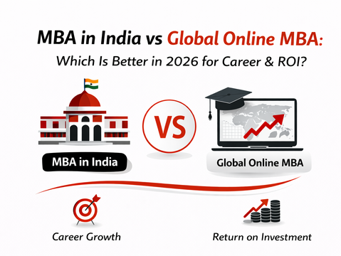 MBA in India vs Global Online MBA: Which Is Better in 2026 for Career & ROI?