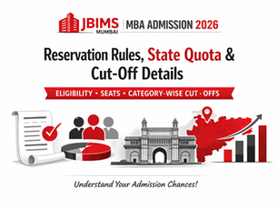 JBIMS Mumbai MBA Reservation 2026: State Quota, Category-Wise Cut-Off & Admission Details