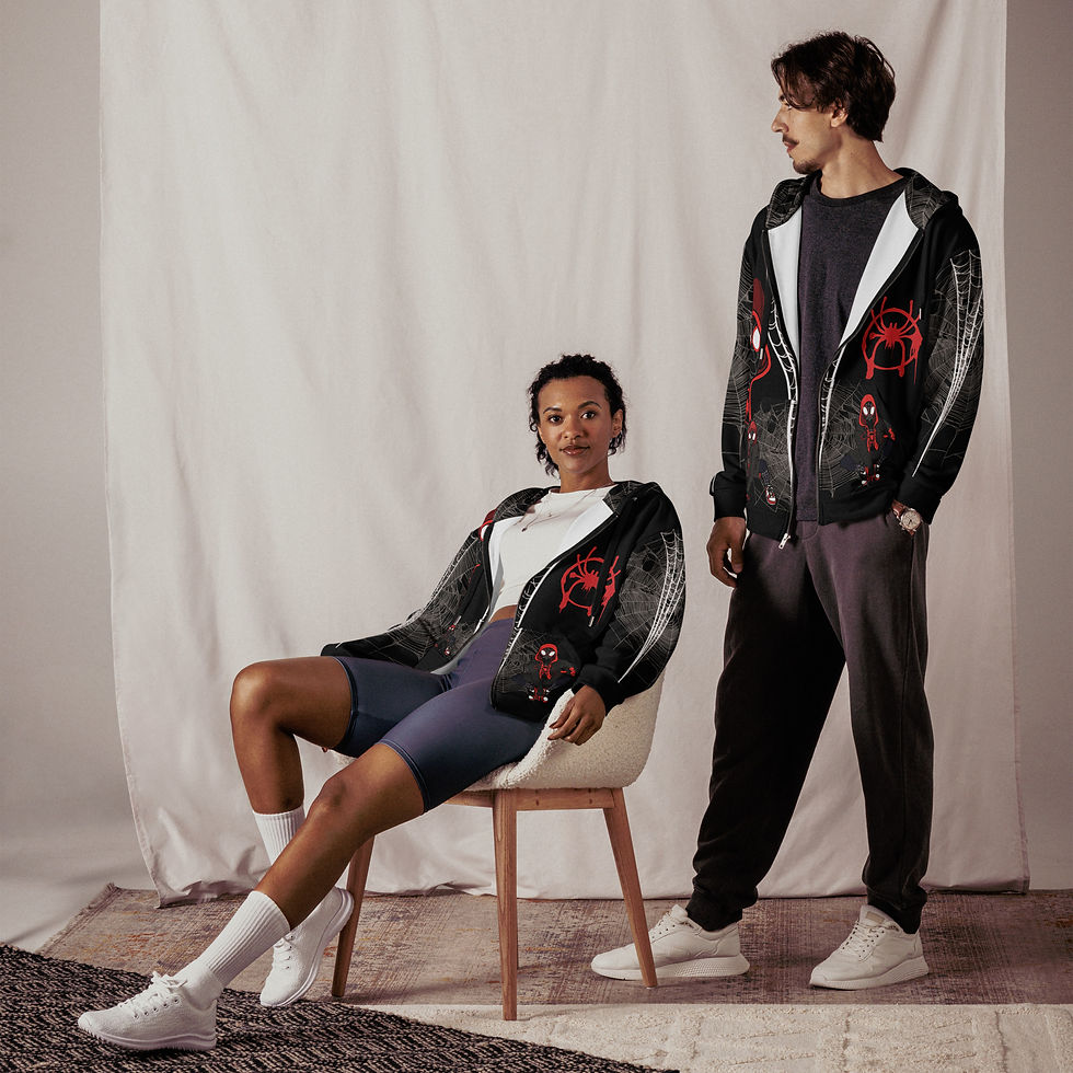 縮圖：Spiderman Miles Moralas Unisex zip hoodie