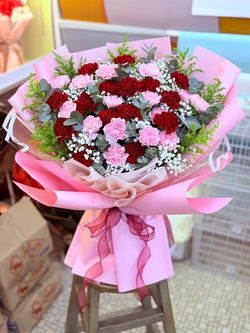 Carnations &Roses Bouquet