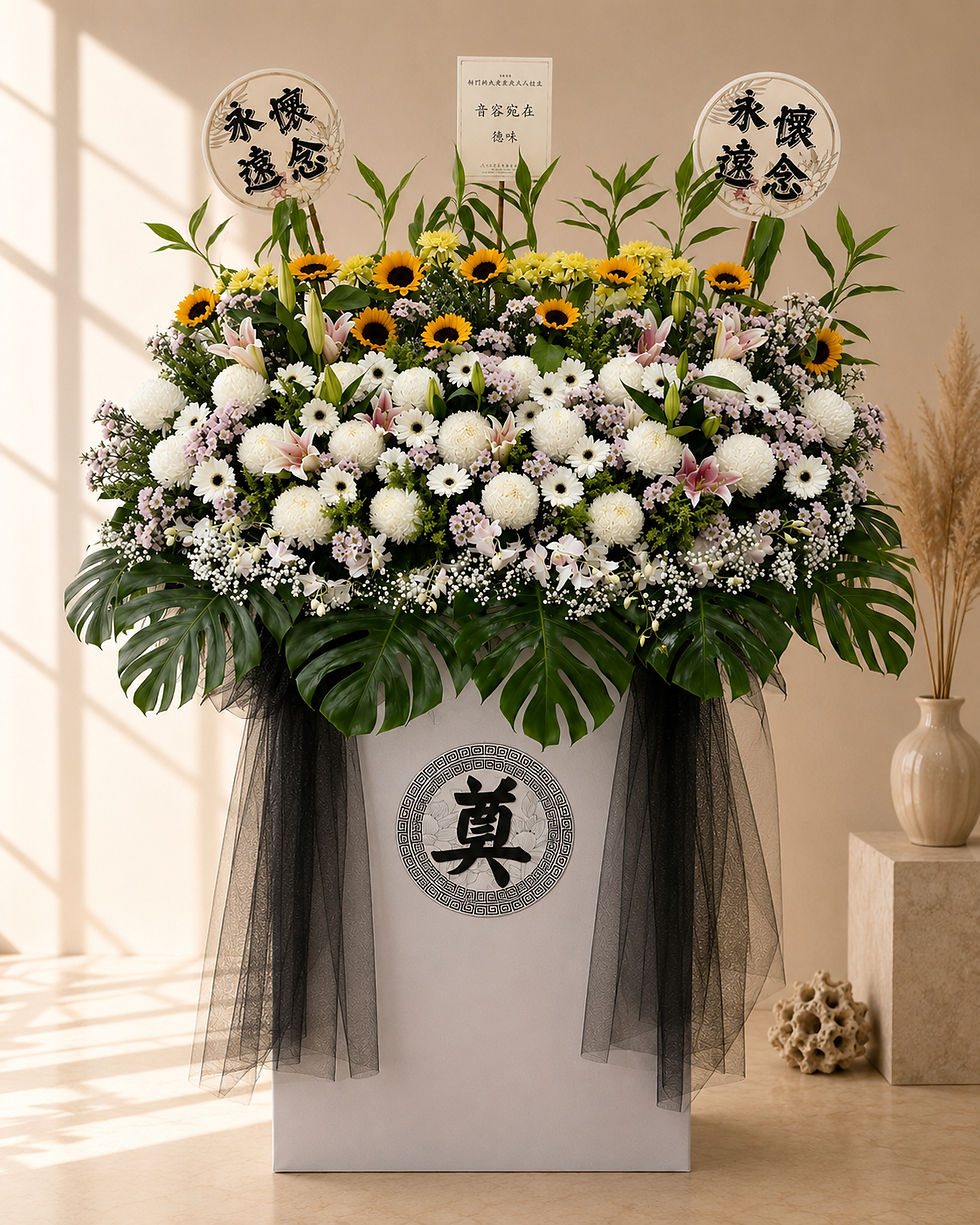 Thumbnail: Elegant Condolence Floral Stand RM1000