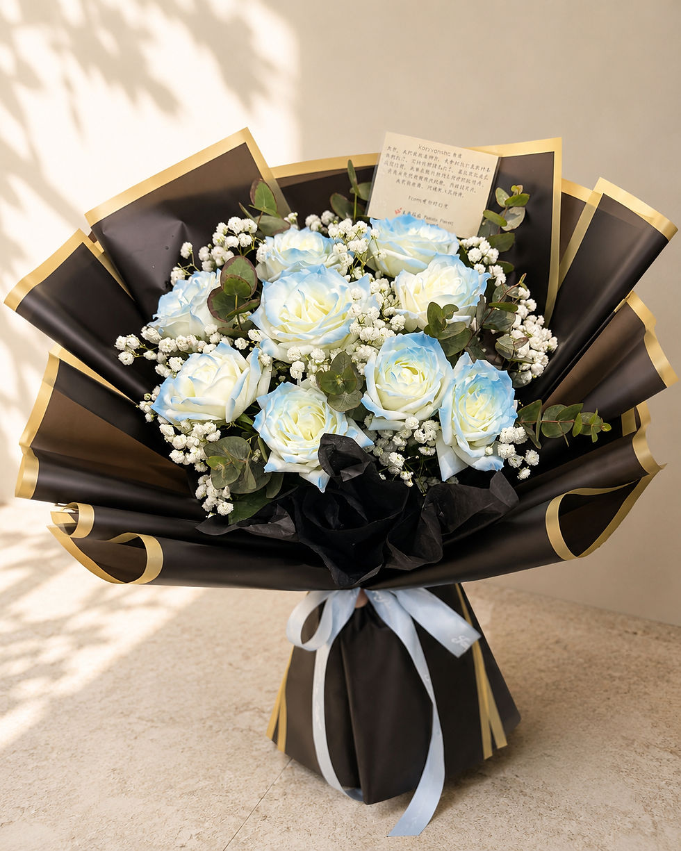 Thumbnail: 9 Red Roses Bouquet