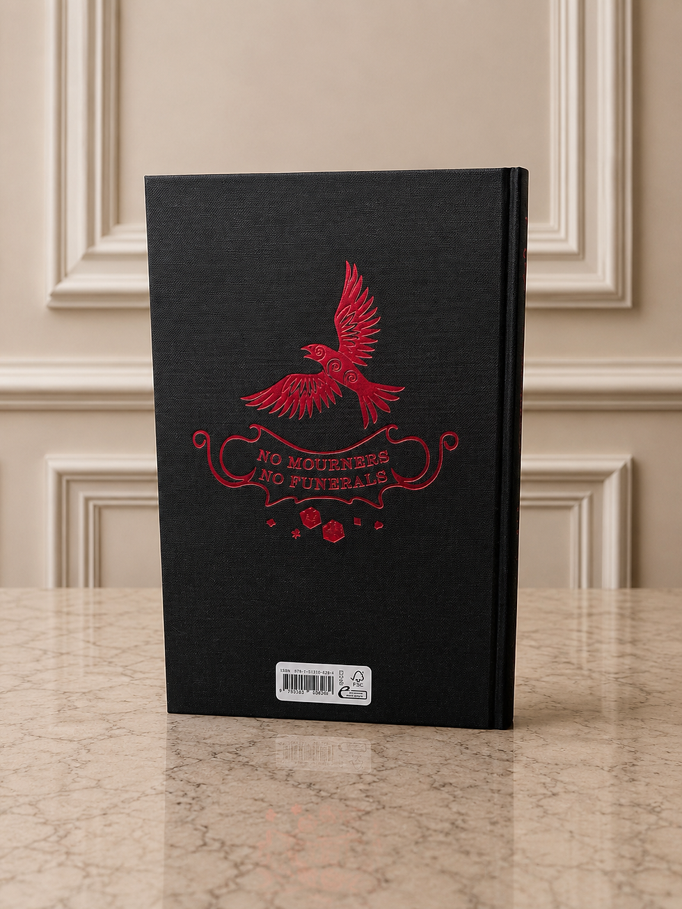 Back cover of Six of Crows Collector's Edition by Leigh Bardugo showcasing the exclusive collector's edition design and artwo