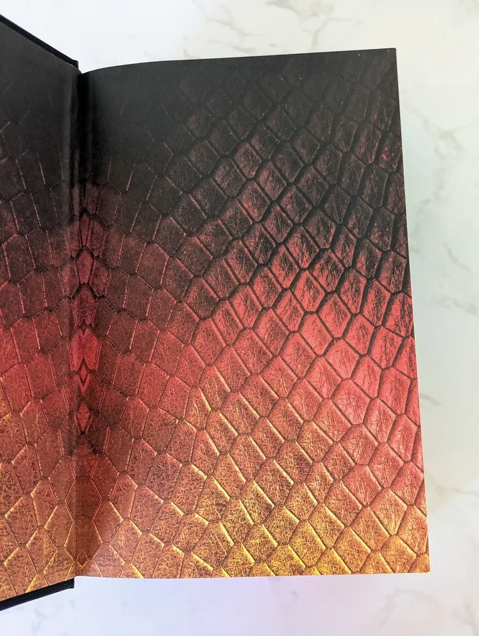 Thumbnail: Endpapers of the signed limited edition hardback of King Sorrow by Joe Hill.