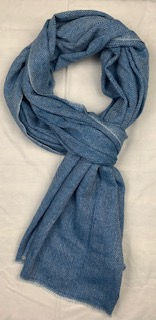 Thumbnail: Teal Herringbone Scarf