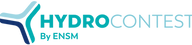 Logo officiel HydroContest by ENSM, compétition maritime étudiante