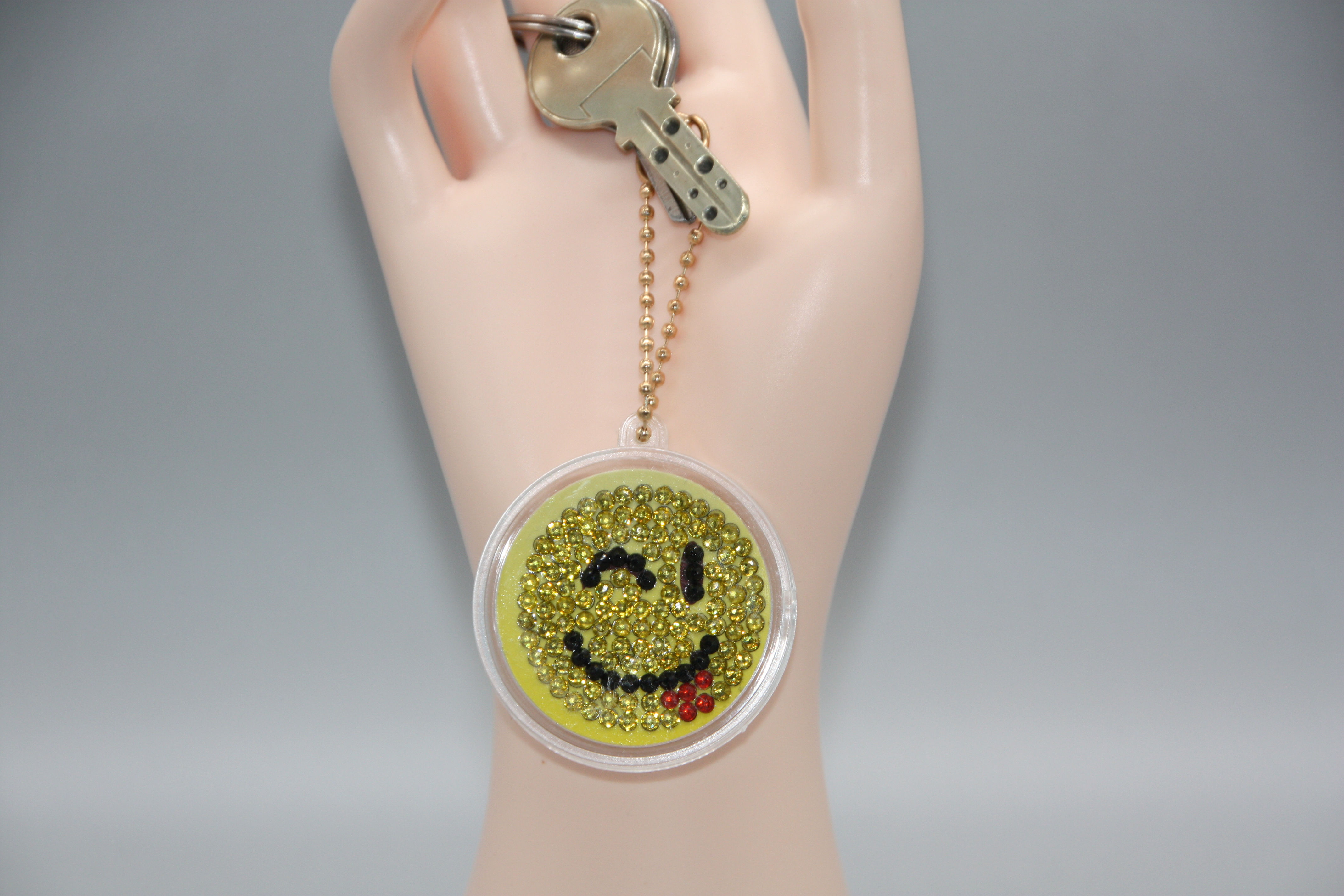 Schlüsselanhänger Emoji Zwinker