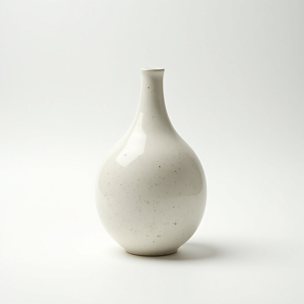 Hand-Thrown Ceramic Vase