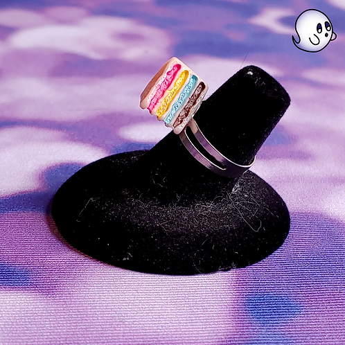 Rainbow Cake Ring