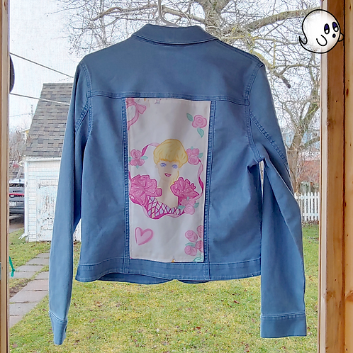 Barbie Reworked Denim Jacket - Womens Medium