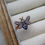 Miniatura: Bee Ring (pink and blue)