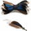 Thumbnail: All Duck Feather Bow Tie  with Feather Lapel Pin Set