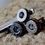 Thumbnail: Bullet cufflinks tie clip set gun metal silver night