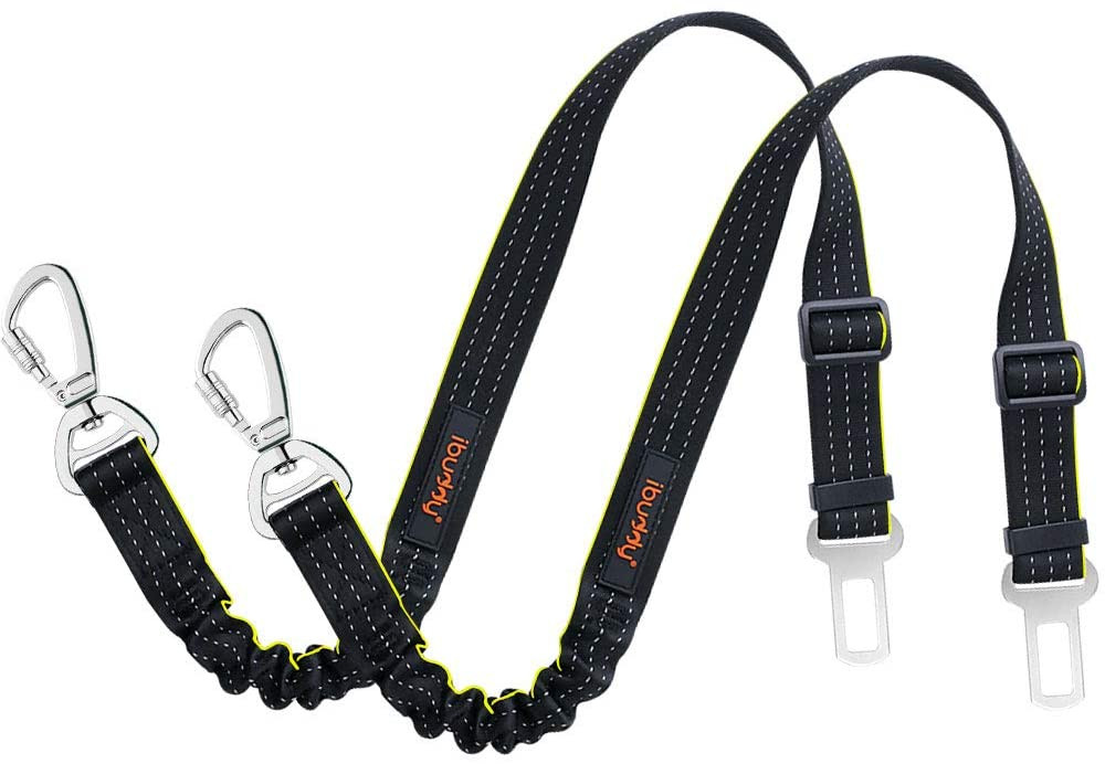 iBuddy Dog Seat Belts for Cars of Small/Medium/Large Dogs
