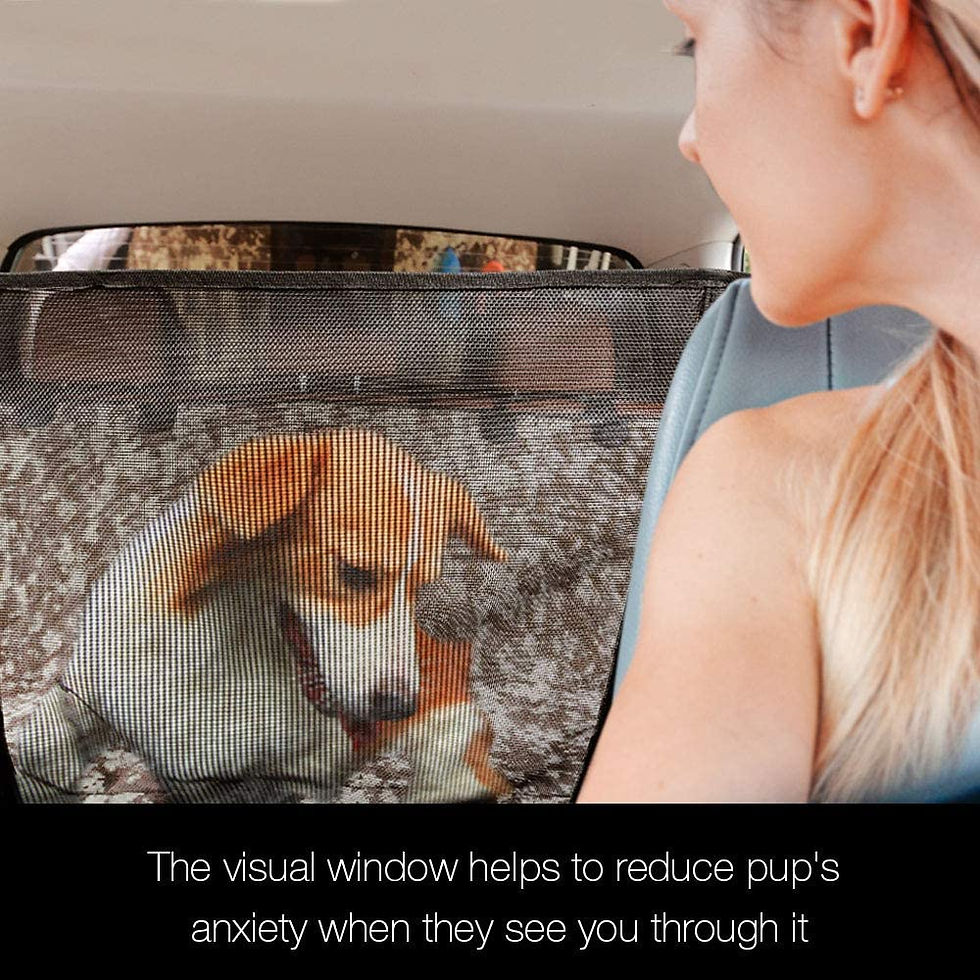 Thumbnail: iBuddy Premium Dog Rear Seat Cover with Mesh Window for Trucks and Large SUVs