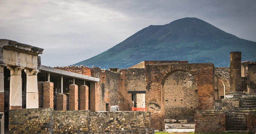 La antigua ciudad de Pompeya.