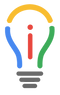 Innovator Bulb Logo, an i inside a bulb.