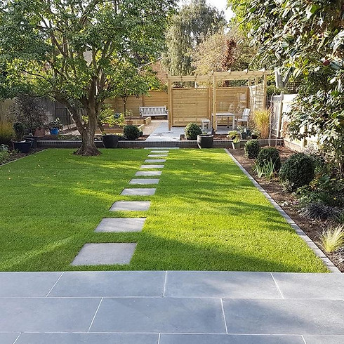 Landscaped garden