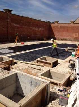 WELBECK ABBEY - CONSTRUCTION WORK