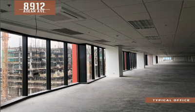 8912 Aseana Ave. Office Space for Rent Lease in Bay Area Paranaque City Metro Manila Philippines Class A Office Space 24/7 Office Space PEZA Office Space near Airport