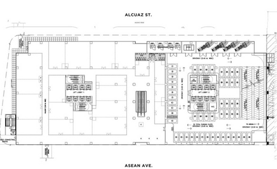 8912 Aseana Ave. Office Space for Rent Lease in Bay Area Paranaque City Metro Manila Philippines Class A Office Space 24/7 Office Space PEZA Office Space near Airport