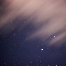 Cielo nocturno estrellado