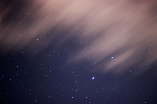 Cielo nocturno estrellado