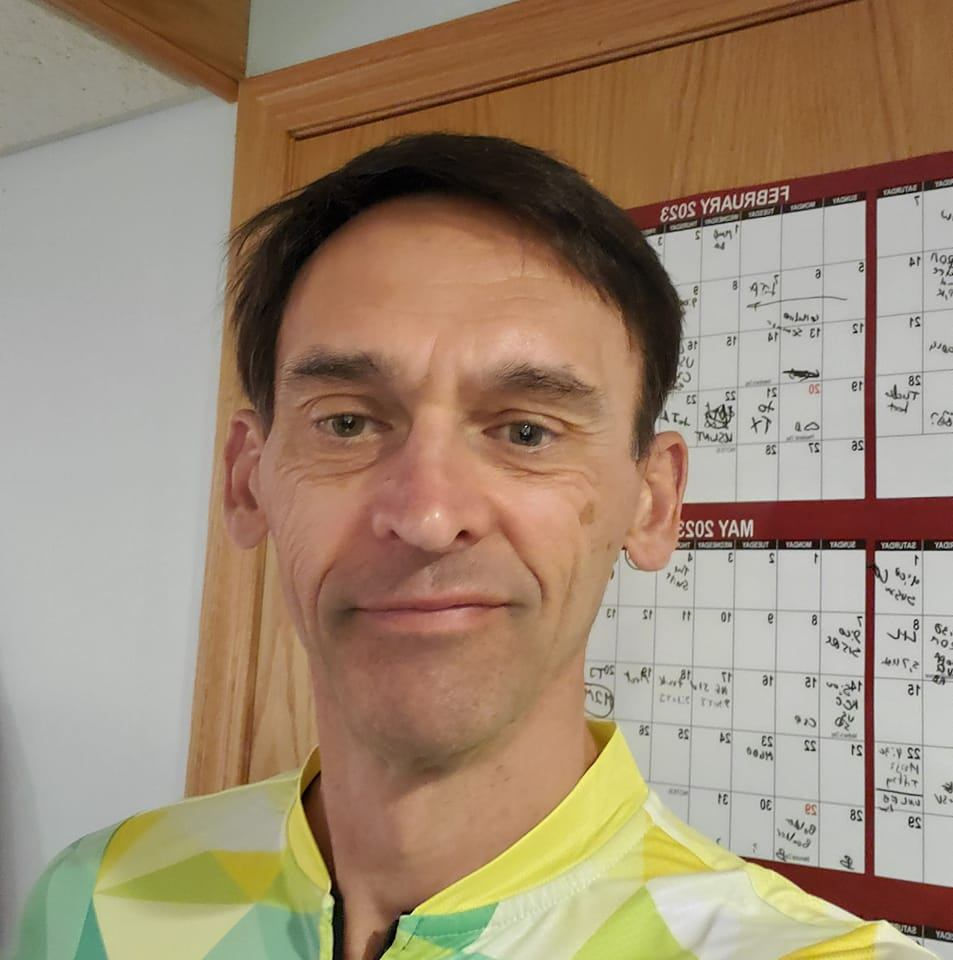 Paul Grinvalds - excellent runner & cyclist!
