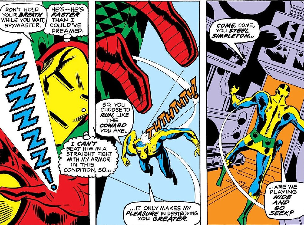 Not one of our hero's more impressive altercations.