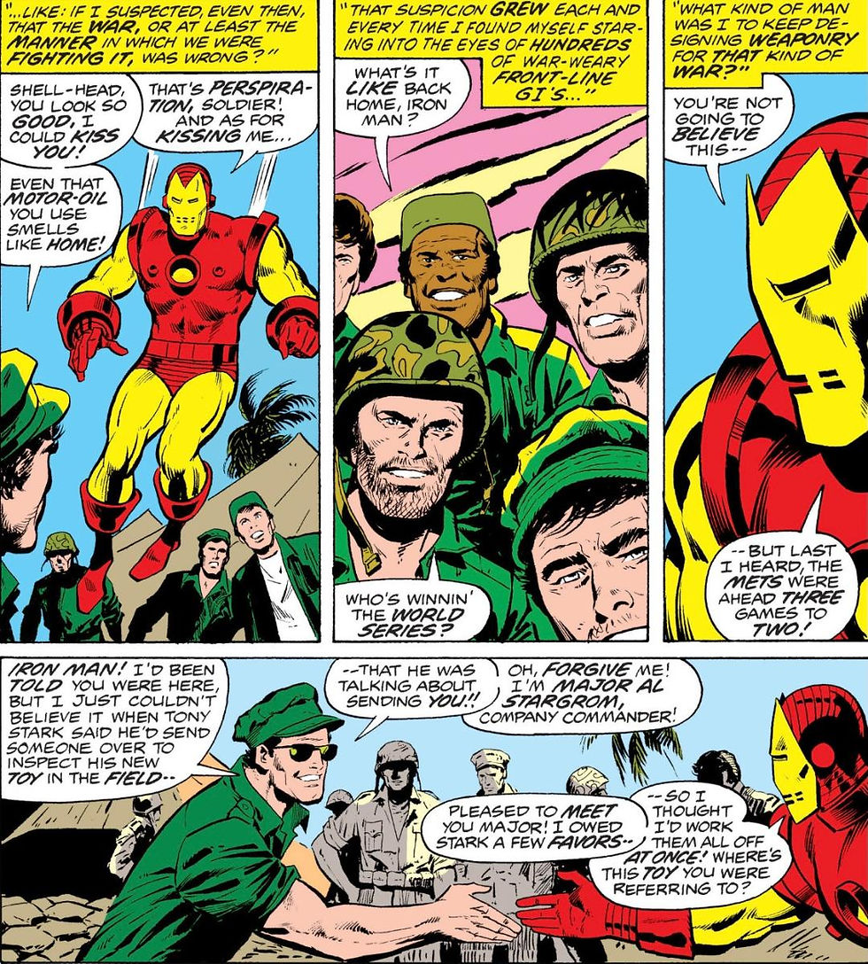 Don't get too attached to any soldiers in any of these panels.