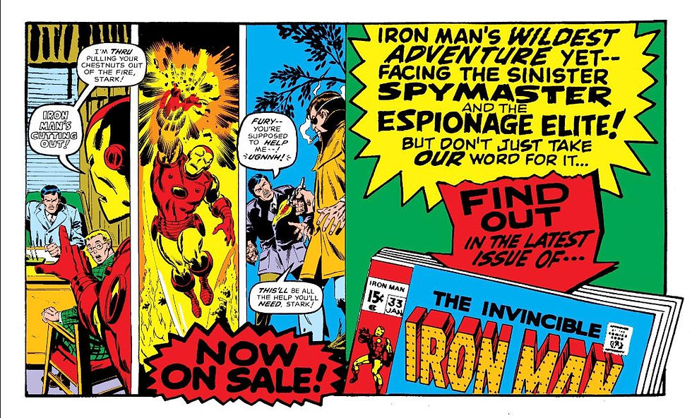 An ad that ran through Marvel comics in January 1971.