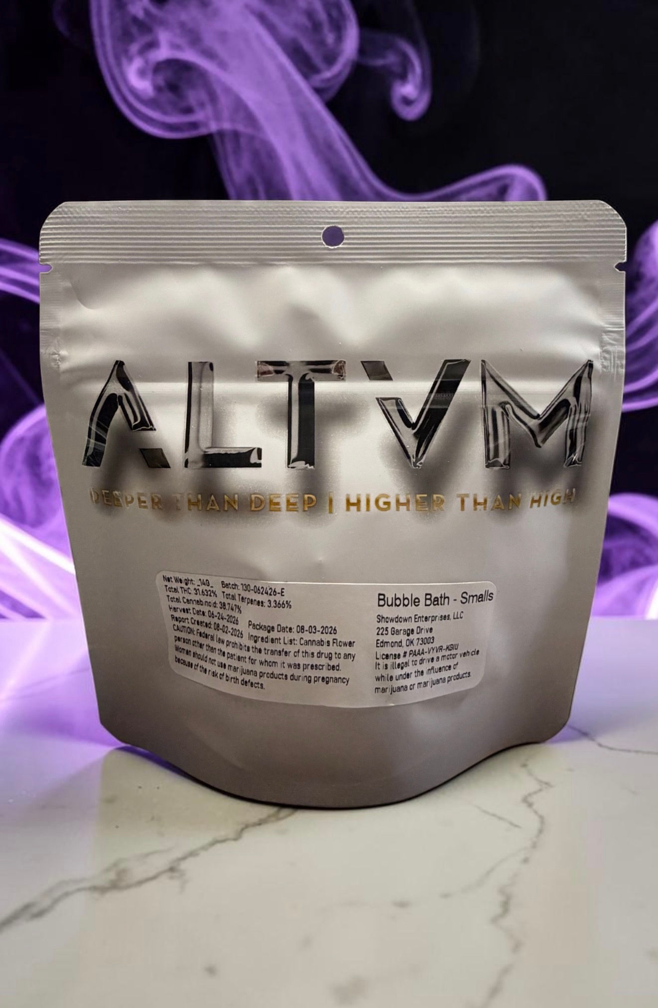 Bubble Bath Smalls (Altvm Cultivation) 1/2 Oz’s 