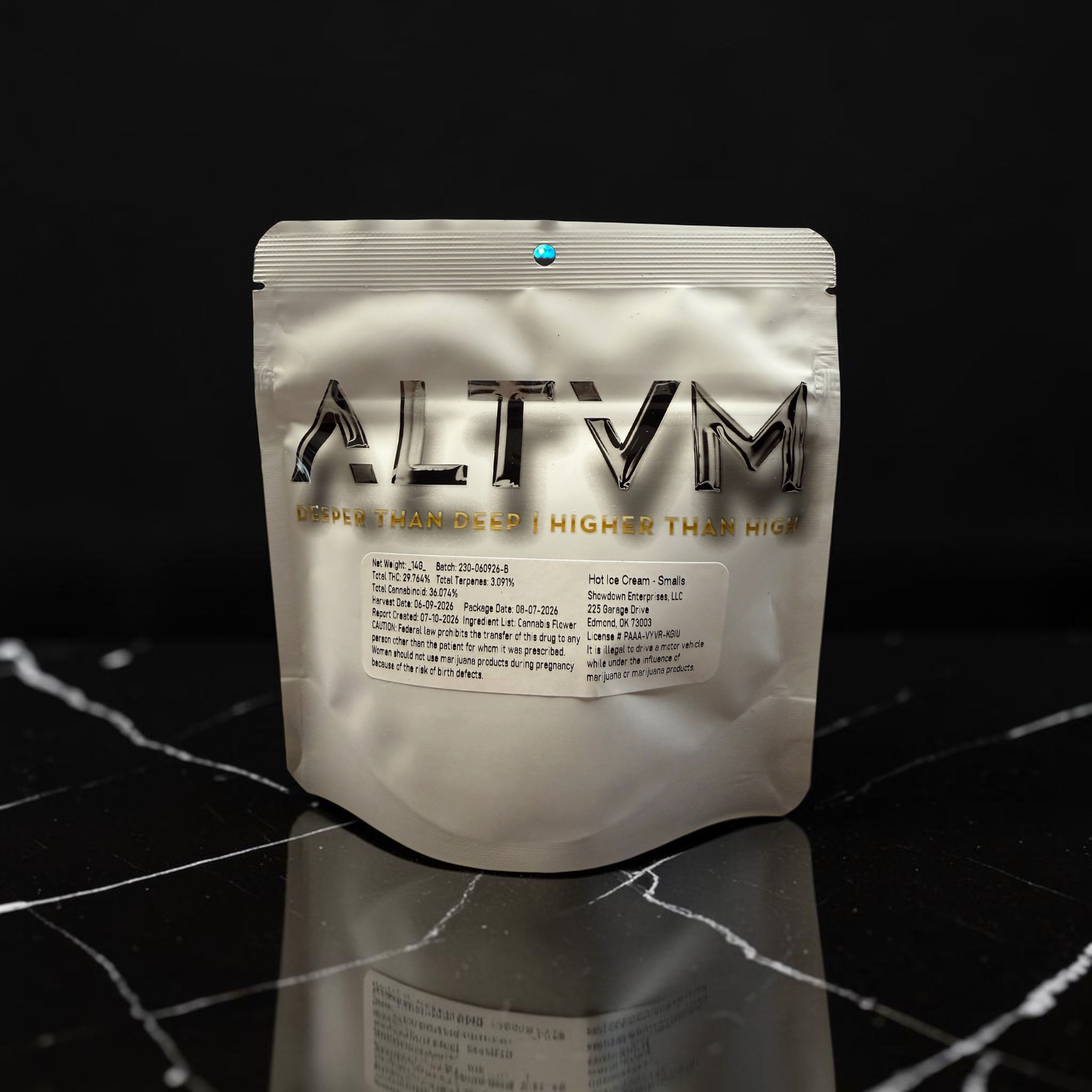 Hot Ice Cream Smalls (Altvm Cultivation) 1/2 Oz’s 
