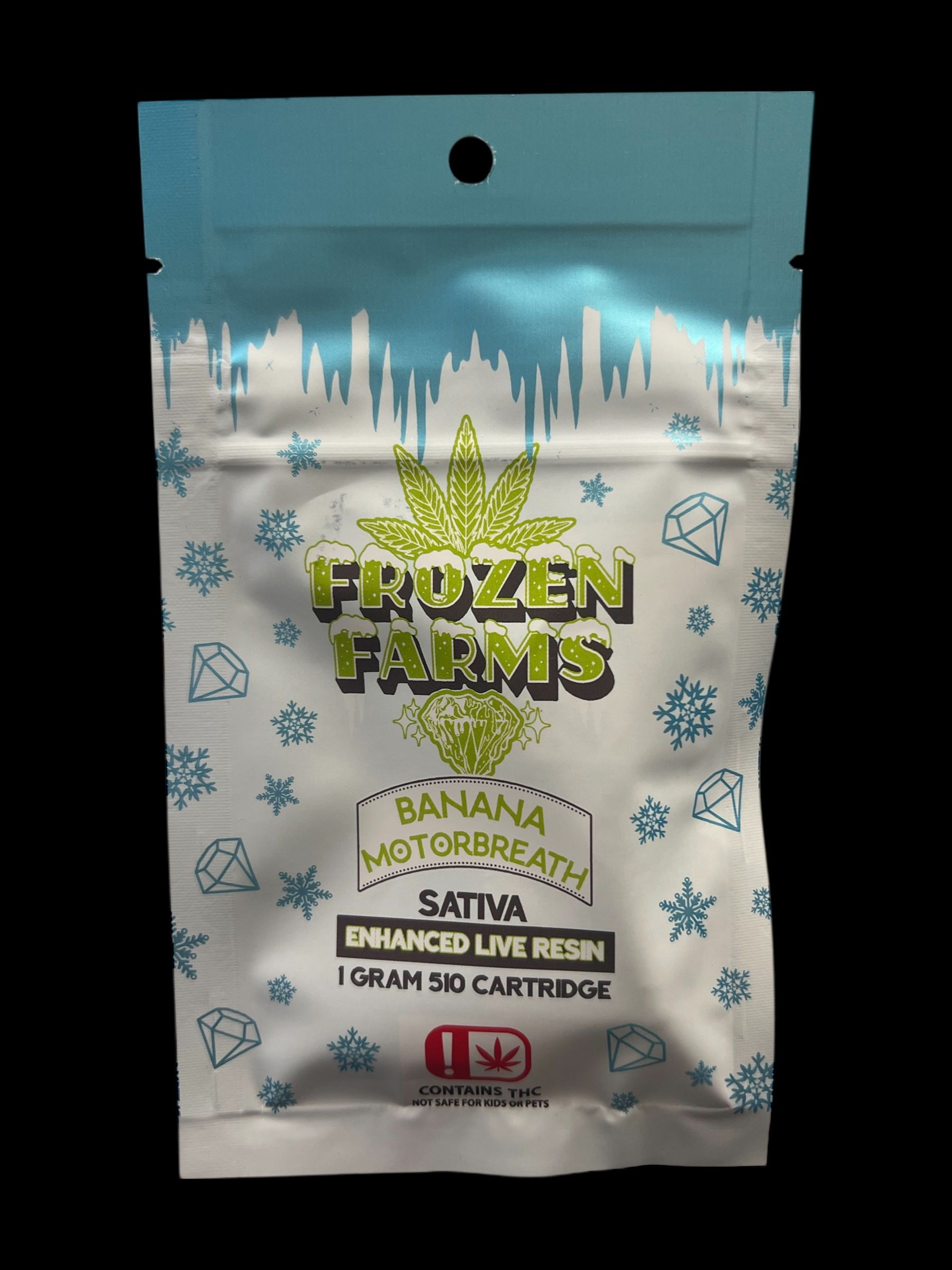 1g Frozen Farm Live Resin Cart Banana Motorbreath Sativa