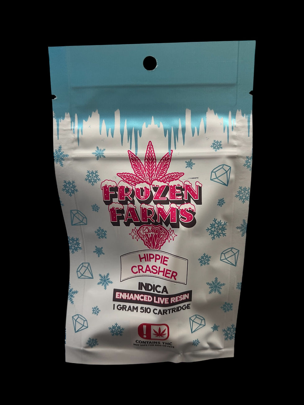 1g Frozen Farm Live Resin Cart Hippie Crasher Indica