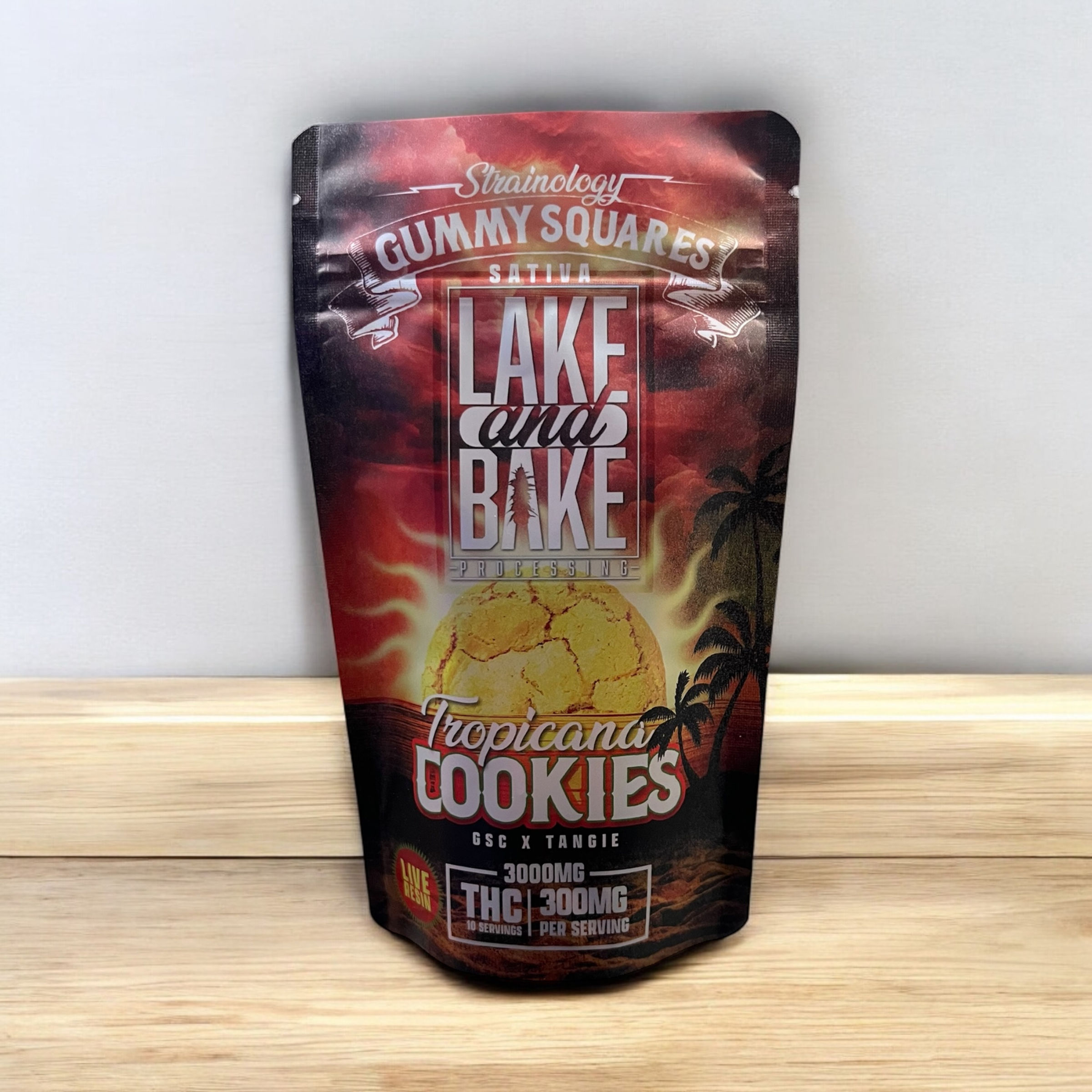 3000mg Live Resin Gummy’s Tropicana Cookies Sativa