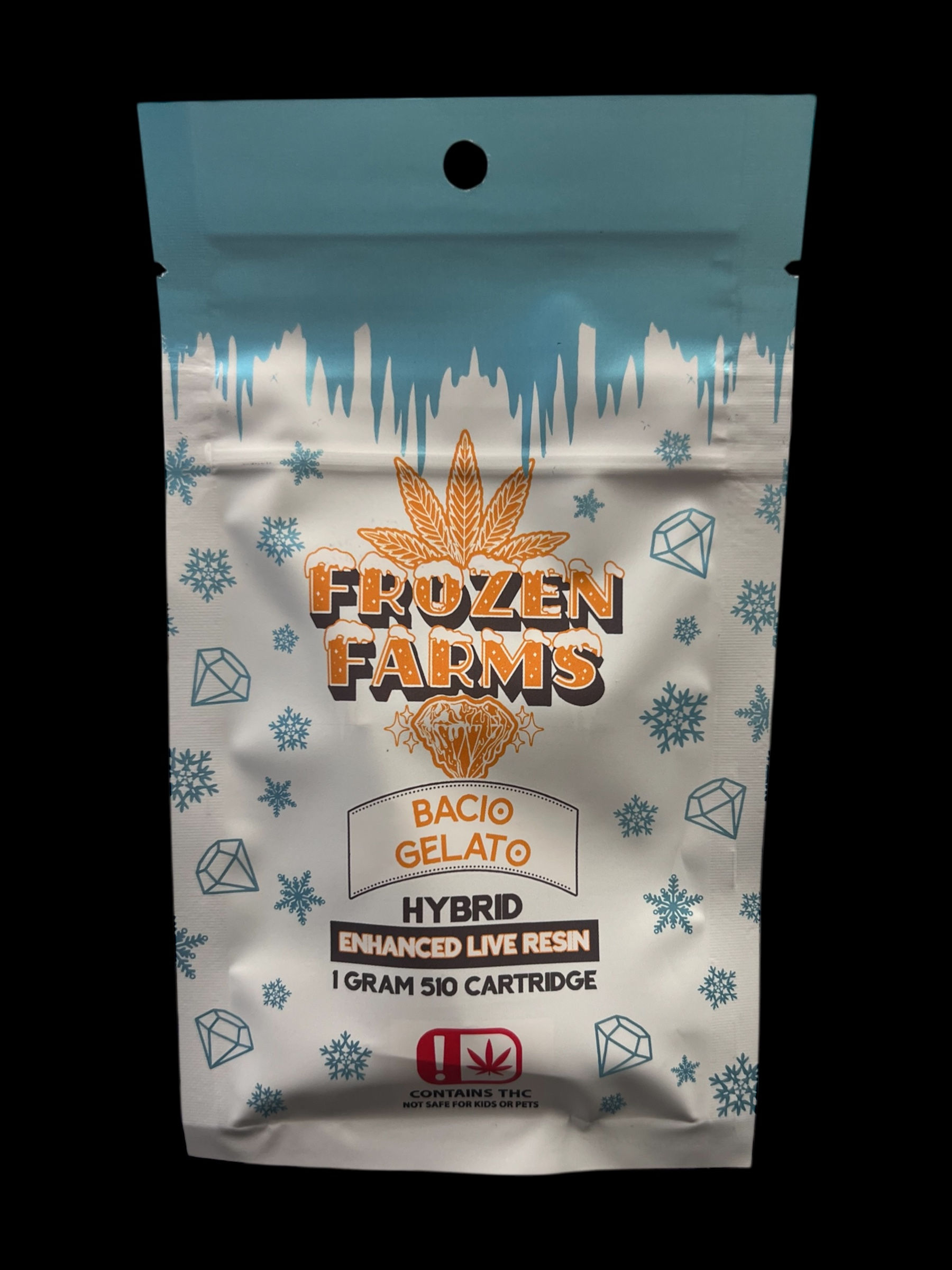 1g Frozen Farm Live Resin Cart Bacio Gelato Hybrid