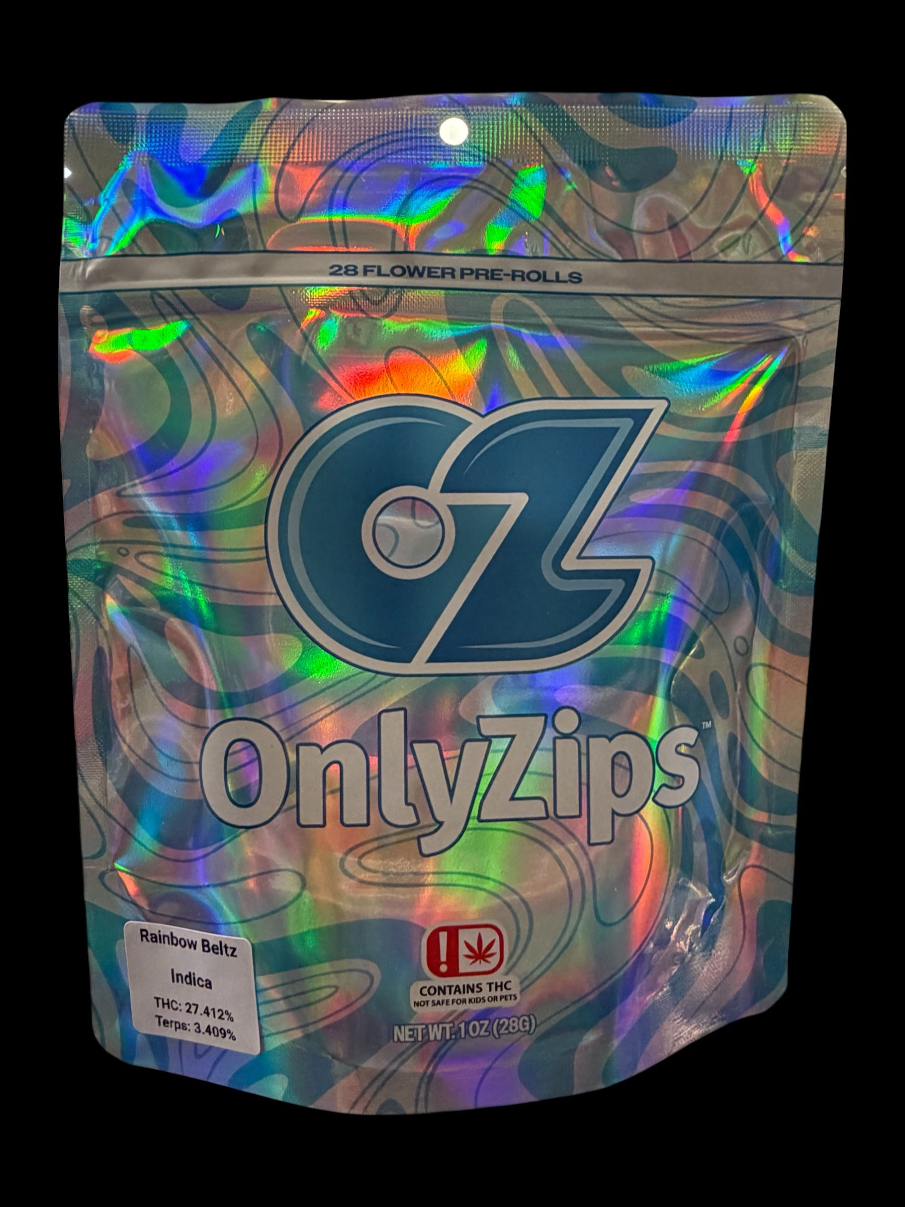 1 Oz Pre Rolls Rainbow Belts (Indica)