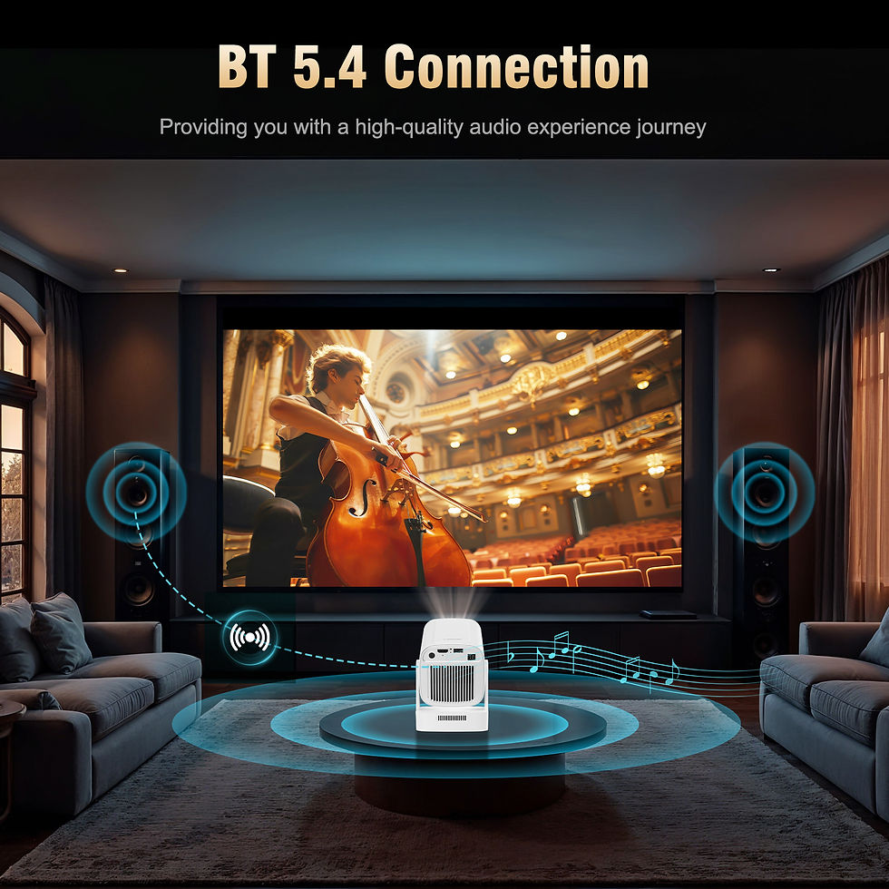 Thumbnail: Magcubic HY310 Projector Auto Focus 4K Native 1080P 330ANSI Android11 5W Speaker