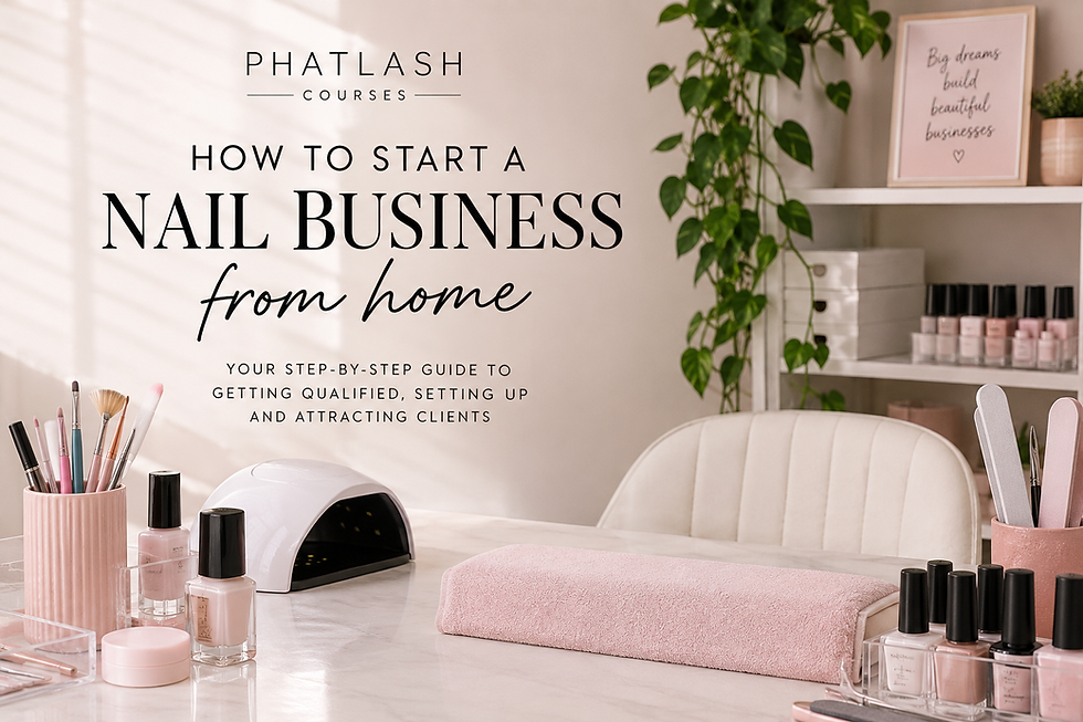 How to Start a Nail Business From Home