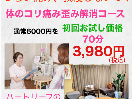 整体の初回お試し価格について