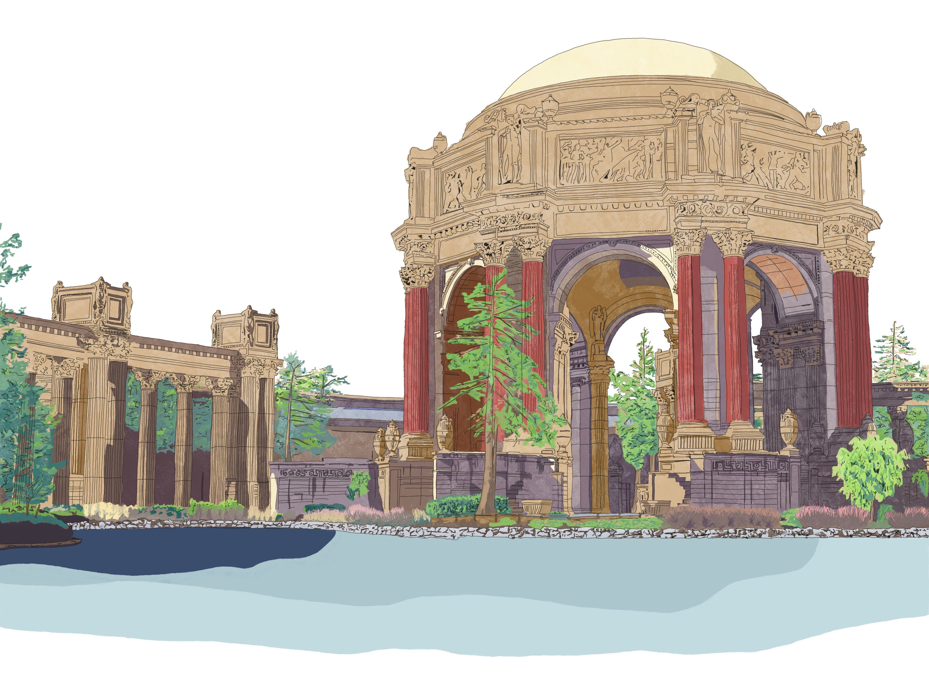 Fine Art, San Francisco (print in 14 x11)