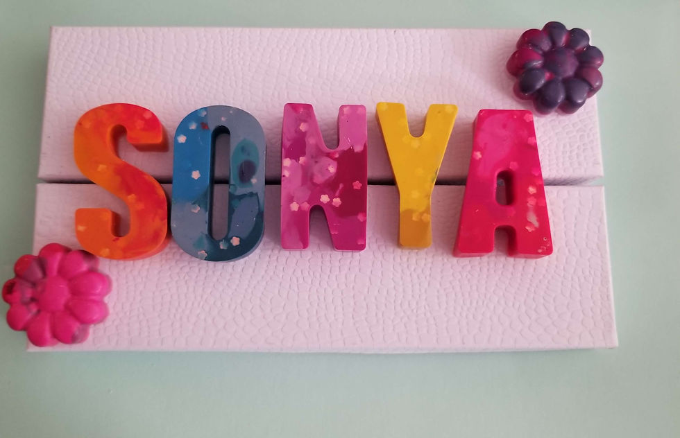 Thumbnail: Custom Name/ Word Crayons- Alphabet Letters