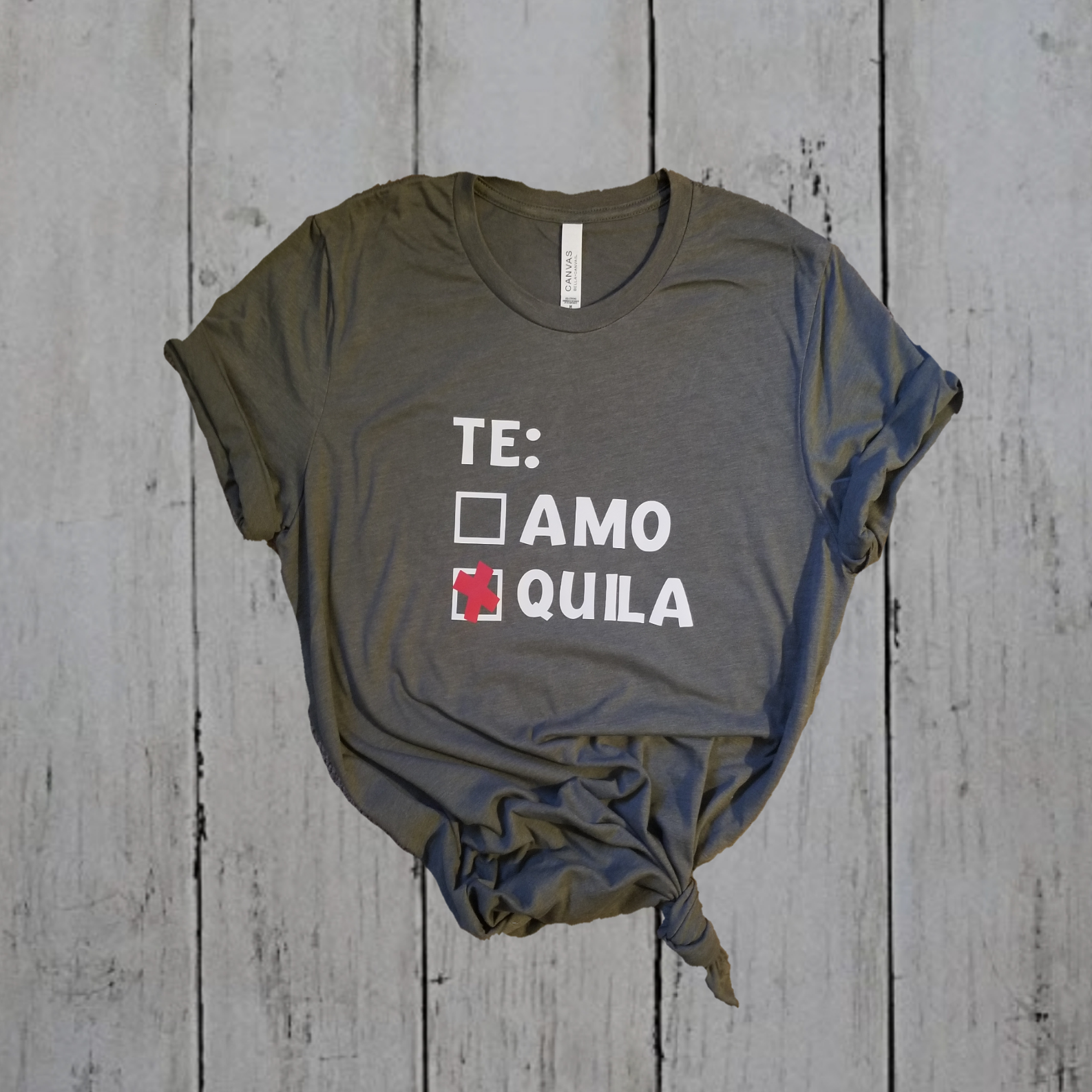 Te : Amo/ Tequila Funny T Shirt