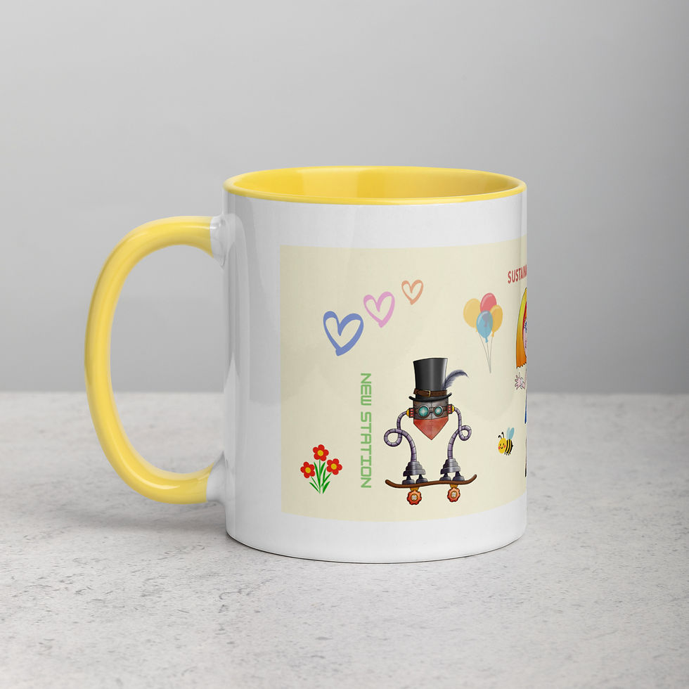 Miniatura: Mug with Color Inside- Sustainable Margaret