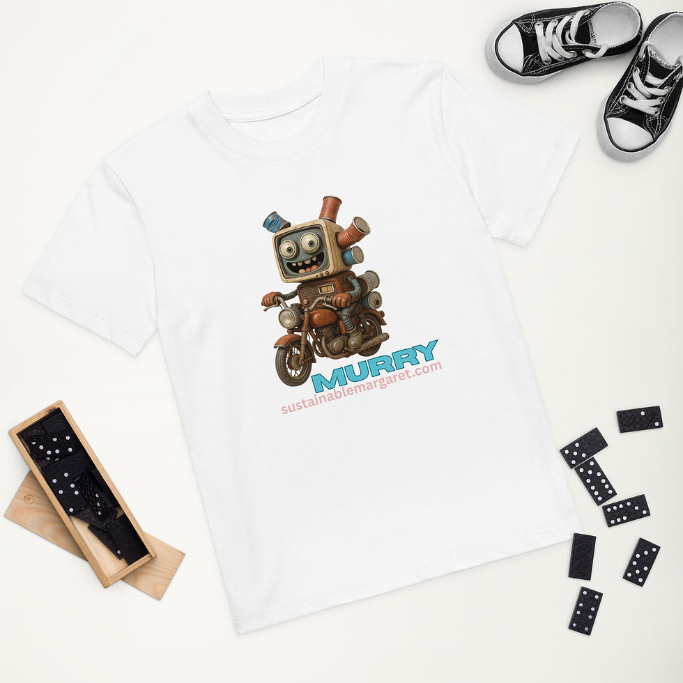 Miniatura: Organic cotton kids t-shirt- MURRY