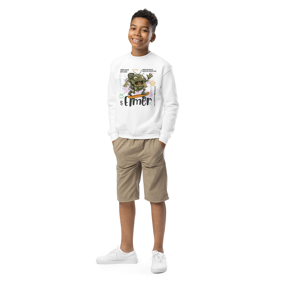 Miniatura: Youth crewneck sweatshirt- Elmer