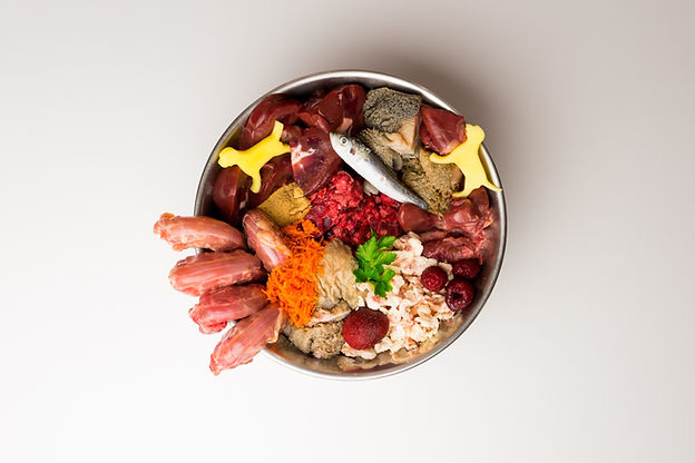 Biologically Appropriate Raw Food B.A.R.F. Premium Raw PetFood for Cats and Dogs. natural