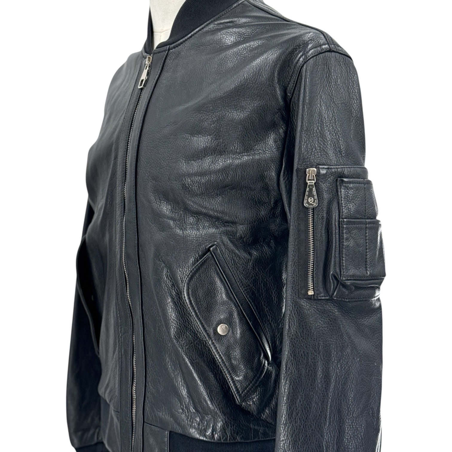 Alexander McQueen Bomber Leather Jacket